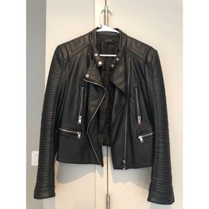 Faux leather jacket